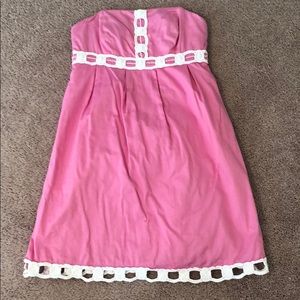 Lilly Pulitzer pink and white dress! Super cute!